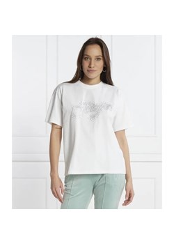 Juicy Couture T-shirt BOYFRIEND SCATTER DIAMANTE | Classic fit ze sklepu Gomez Fashion Store w kategorii Bluzki damskie - zdjęcie 184353919