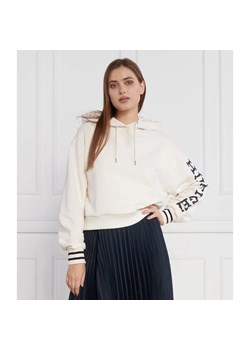 Tommy Hilfiger Bluza REG MONOTYPE SLV CROP HOODIE | Relaxed fit ze sklepu Gomez Fashion Store w kategorii Bluzy damskie - zdjęcie 184354015
