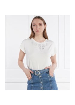 Liu Jo Sport T-shirt | Regular Fit ze sklepu Gomez Fashion Store w kategorii Bluzki damskie - zdjęcie 184354229