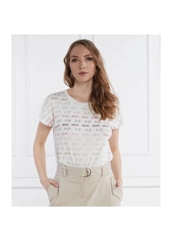 Liu Jo Sport T-shirt | Regular Fit ze sklepu Gomez Fashion Store w kategorii Bluzki damskie - zdjęcie 184354288