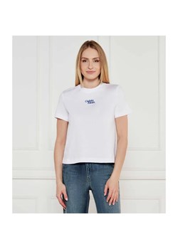 Calvin Klein Jeans T-shirt | Regular Fit ze sklepu Gomez Fashion Store w kategorii Bluzki damskie - zdjęcie 184354387