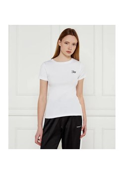 Guess Jeans T-shirt EMBRO | Slim Fit ze sklepu Gomez Fashion Store w kategorii Bluzki damskie - zdjęcie 184354507