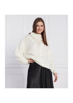 Marc Cain Wełniany sweter | Regular Fit ze sklepu Gomez Fashion Store w kategorii Swetry damskie - zdjęcie 184354725