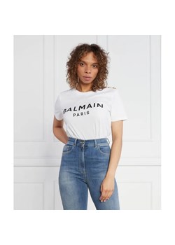 Balmain T-shirt | Regular Fit ze sklepu Gomez Fashion Store w kategorii Bluzki damskie - zdjęcie 184354739
