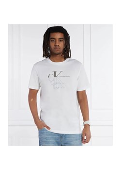 Calvin Klein Jeans T-shirt MONOGRAM ECHO GRAPHIC | Regular Fit ze sklepu Gomez Fashion Store w kategorii T-shirty męskie - zdjęcie 184354838