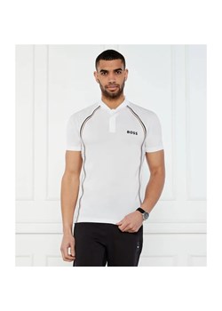 BOSS GREEN Polo Pariq TOC Mesh | Slim Fit | stretch ze sklepu Gomez Fashion Store w kategorii T-shirty męskie - zdjęcie 184354846