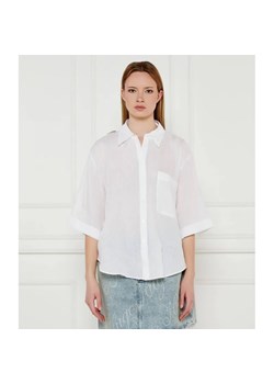 HUGO Lniana koszula Evona | Loose fit ze sklepu Gomez Fashion Store w kategorii Koszule damskie - zdjęcie 184354865