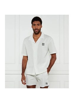 Hugo Bodywear Koszula CHAFFLE SHIRT | Regular Fit ze sklepu Gomez Fashion Store w kategorii Piżamy męskie - zdjęcie 184355039