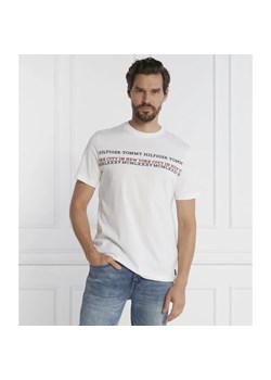 Tommy Hilfiger T-shirt CENTER CHEST STRIPE TEE | Regular Fit ze sklepu Gomez Fashion Store w kategorii T-shirty męskie - zdjęcie 184355139