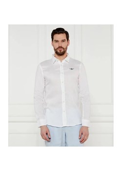 Aeronautica Militare Lniana koszula | Regular Fit ze sklepu Gomez Fashion Store w kategorii Koszule męskie - zdjęcie 184355145