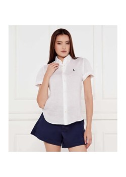 POLO RALPH LAUREN Lniana koszula | Regular Fit ze sklepu Gomez Fashion Store w kategorii Koszule damskie - zdjęcie 184355296