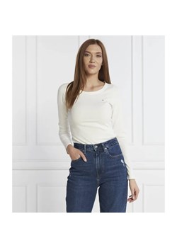 Tommy Hilfiger Bluzka 5X2 RIB O-NK LS | Slim Fit ze sklepu Gomez Fashion Store w kategorii Bluzki damskie - zdjęcie 184355347