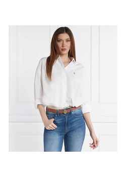 Tommy Hilfiger Koszula SMD BLOUSON DRAWSTRING | Cropped Fit ze sklepu Gomez Fashion Store w kategorii Koszule damskie - zdjęcie 184355367