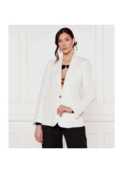 Elisabetta Franchi Marynarka | Regular Fit | z dodatkiem lnu ze sklepu Gomez Fashion Store w kategorii Marynarki damskie - zdjęcie 184355677