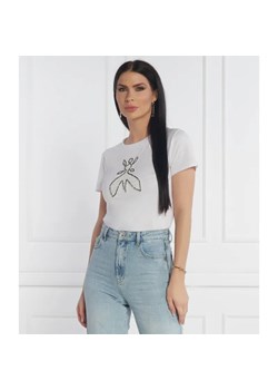 Patrizia Pepe T-shirt | Regular Fit ze sklepu Gomez Fashion Store w kategorii Bluzki damskie - zdjęcie 184355875