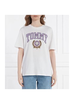 Tommy Jeans T-shirt VARSITY SPORT 3 | Relaxed fit ze sklepu Gomez Fashion Store w kategorii Bluzki damskie - zdjęcie 184355927