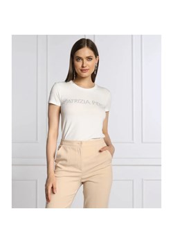 Patrizia Pepe T-shirt MAGLIA | Slim Fit ze sklepu Gomez Fashion Store w kategorii Bluzki damskie - zdjęcie 184355977