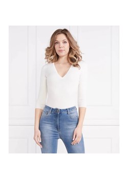 Elisabetta Franchi Bluzka | Slim Fit | z dodatkiem jedwabiu ze sklepu Gomez Fashion Store w kategorii Bluzki damskie - zdjęcie 184356059