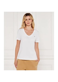 Tommy Hilfiger T-shirt | Regular Fit ze sklepu Gomez Fashion Store w kategorii Bluzki damskie - zdjęcie 184356147