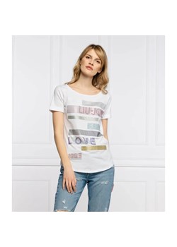 Liu Jo Sport T-shirt | Regular Fit ze sklepu Gomez Fashion Store w kategorii Bluzki damskie - zdjęcie 184356185