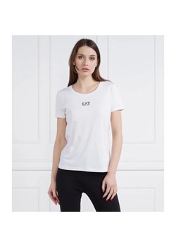 EA7 T-shirt | Regular Fit ze sklepu Gomez Fashion Store w kategorii Bluzki damskie - zdjęcie 184356227
