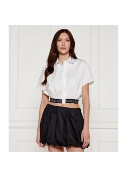 Karl Lagerfeld Jeans Koszula | Cropped Fit - id: KJ252W000006001 - marki Karl Lagerfeld - 184356257 Karl Lagerfeld Jeans Koszula | Cropped Fit ze sklepu Gomez Fashion Store w kategorii Koszule damskie - zdjęcie 184356257