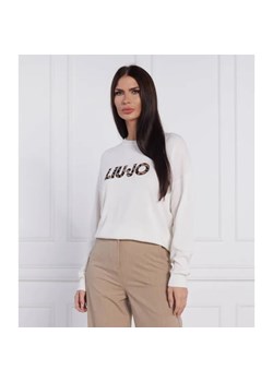 Liu Jo Sweter | Regular Fit | z dodatkiem wełny i kaszmiru ze sklepu Gomez Fashion Store w kategorii Swetry damskie - zdjęcie 184356335