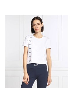 EA7 T-shirt | Regular Fit ze sklepu Gomez Fashion Store w kategorii Bluzki damskie - zdjęcie 184356456