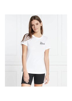 Calvin Klein Jeans T-shirt MOTION LOGO | Regular Fit ze sklepu Gomez Fashion Store w kategorii Bluzki damskie - zdjęcie 184356468