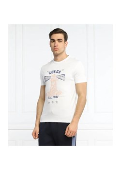 GUESS T-shirt Thewat | Slim Fit ze sklepu Gomez Fashion Store w kategorii T-shirty męskie - zdjęcie 184356526