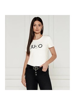 Liu Jo Sport T-shirt | Regular Fit ze sklepu Gomez Fashion Store w kategorii Bluzki damskie - zdjęcie 184356578
