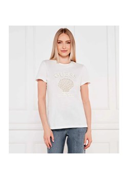 Guess Swimwear T-shirt | Regular Fit ze sklepu Gomez Fashion Store w kategorii Odzież plażowa - zdjęcie 184356739