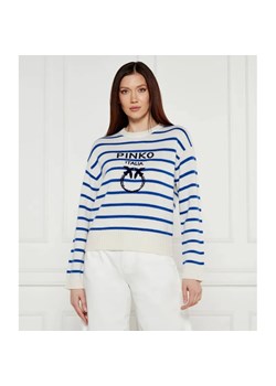 Pinko Wełniany sweter NEW BURGOS | Regular Fit ze sklepu Gomez Fashion Store w kategorii Swetry damskie - zdjęcie 184356785
