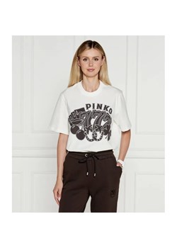Pinko T-shirt | Regular Fit ze sklepu Gomez Fashion Store w kategorii Bluzki damskie - zdjęcie 184356806
