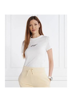 HUGO T-shirt Classic Tee_4 | Regular Fit ze sklepu Gomez Fashion Store w kategorii Bluzki damskie - zdjęcie 184356836