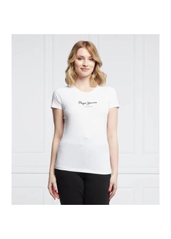 Pepe Jeans London T-shirt | Slim Fit ze sklepu Gomez Fashion Store w kategorii Bluzki damskie - zdjęcie 184356986