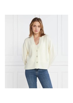Liu Jo Wełniany kardigan | Cropped Fit ze sklepu Gomez Fashion Store w kategorii Swetry damskie - zdjęcie 184357026