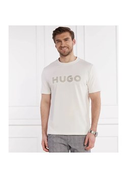 HUGO T-shirt Drochet | Regular Fit ze sklepu Gomez Fashion Store w kategorii T-shirty męskie - zdjęcie 184357028