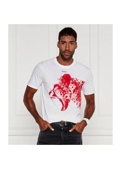 HUGO T-shirt Dikobra | Regular Fit ze sklepu Gomez Fashion Store w kategorii T-shirty męskie - zdjęcie 184357169