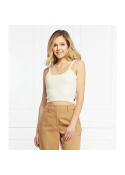 Silvian Heach Wełniany top DALENES | Cropped Fit ze sklepu Gomez Fashion Store w kategorii Bluzki damskie - zdjęcie 184357316