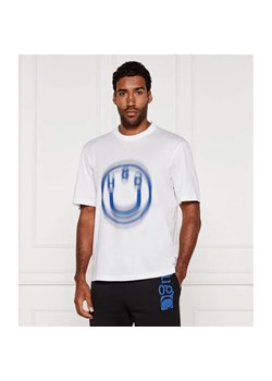 Hugo Blue T-shirt Nalax | Regular Fit ze sklepu Gomez Fashion Store w kategorii T-shirty męskie - zdjęcie 184357446