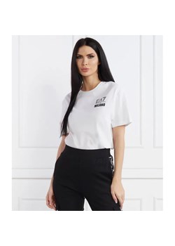 EA7 T-shirt | Regular Fit ze sklepu Gomez Fashion Store w kategorii Bluzki damskie - zdjęcie 184357467