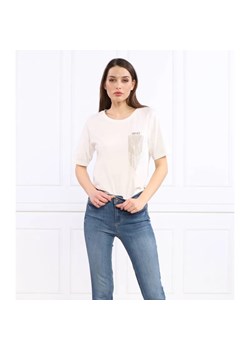 Liu Jo Sport T-shirt | Regular Fit ze sklepu Gomez Fashion Store w kategorii Bluzki damskie - zdjęcie 184357476