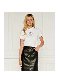 Calvin Klein Jeans T-shirt | Regular Fit ze sklepu Gomez Fashion Store w kategorii Bluzki damskie - zdjęcie 184357506