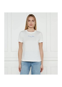 Tommy Hilfiger T-shirt | Regular Fit ze sklepu Gomez Fashion Store w kategorii Bluzki damskie - zdjęcie 184357557
