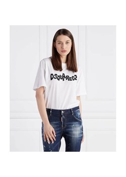 Dsquared2 T-shirt | Regular Fit ze sklepu Gomez Fashion Store w kategorii Bluzki damskie - zdjęcie 184357646
