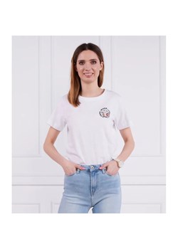 Pepe Jeans London T-shirt ONIX | Regular Fit ze sklepu Gomez Fashion Store w kategorii Bluzki damskie - zdjęcie 184357678