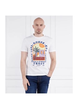 GUESS T-shirt PALM WINDOW | Slim Fit ze sklepu Gomez Fashion Store w kategorii T-shirty męskie - zdjęcie 184357699