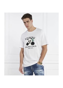 Iceberg T-shirt | Regular Fit ze sklepu Gomez Fashion Store w kategorii T-shirty męskie - zdjęcie 184358035