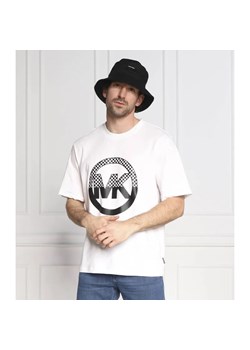 Michael Kors T-shirt CHECKER CHARM | Oversize fit ze sklepu Gomez Fashion Store w kategorii T-shirty męskie - zdjęcie 184358059